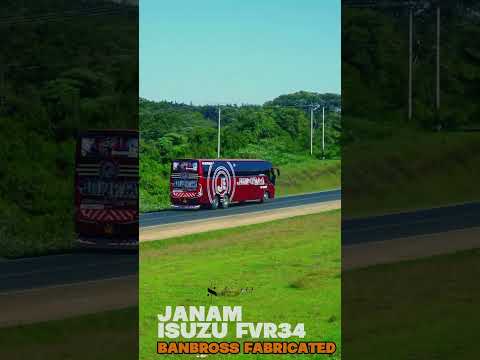 Janam Bus on its maiden trip from Mombasa to Port Victoria