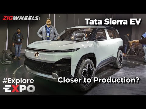 Tata Sierra | EV and ICE both! Auto Expo 2023 #exploreexpo