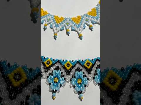 💛💙 Силянка з бісеру до дня Незалежності 🇺🇦 #силянка #бісероплетіння