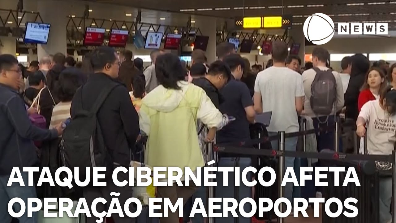 Ataque cibernético afeta grandes aeroportos europeus