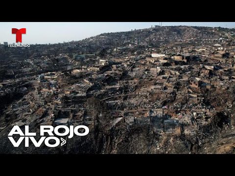 EN VIVO: Así luce la región devastada por incendios en Valparaiso, Chile | Al Rojo Vivo