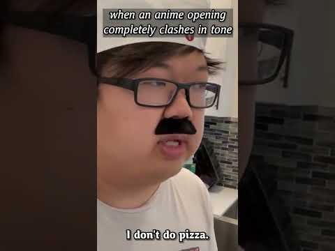 when an anime opening completely clashes in tone