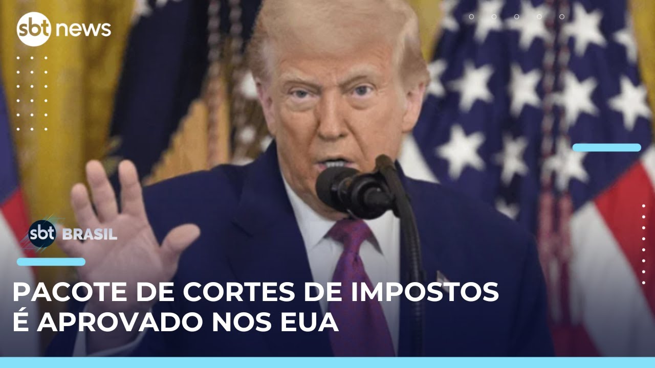 Senado dos EUA aprova pacote de corte de impostos de Trump | SBTBrasil