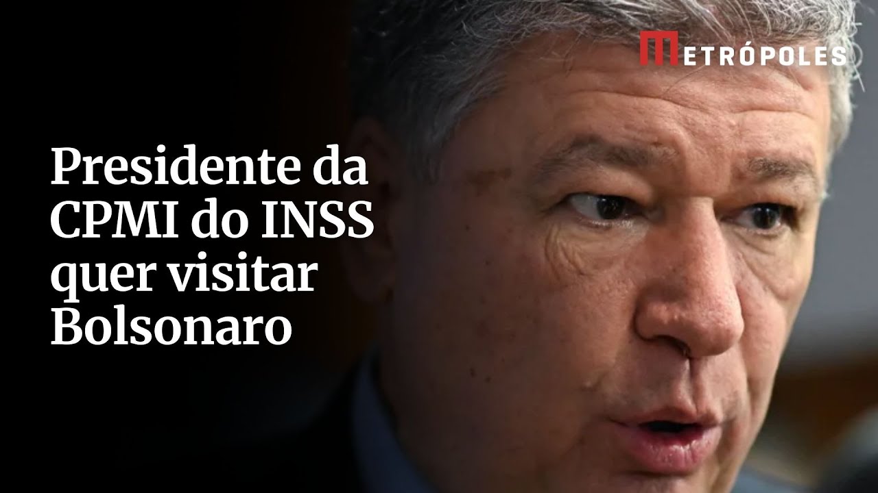 Presidente da CPMI do INSS Carlos Viana pede para visitar Jair Bolsonaro