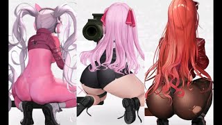 『勝利の女神：NIKKE』お尻がエロい女の子の後ろ姿まとめ