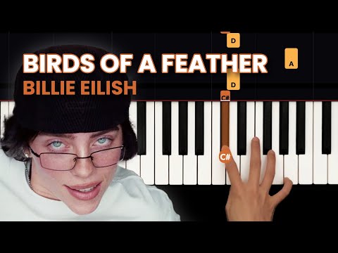 How to Play "Birds of a Feather" by Billie Eilish | HDpiano (Part 1) Piano Tutorial