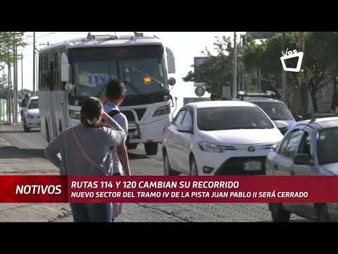 Rutas 114 y 120 en Managua reestructuran su recorrido