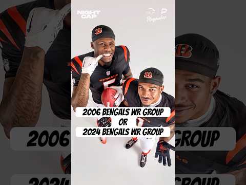 Who You Got: The 2006 #Bengals WR group or the 2024 group?! 👀🤔 #Nightcap #NFL