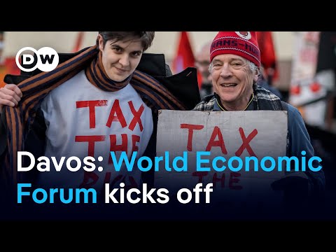 What topics are stealing the attention at the World Economic Forum? | DW News
