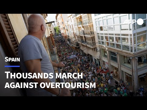 Thousands march in Spain’s Mallorca against overtourism | AFP