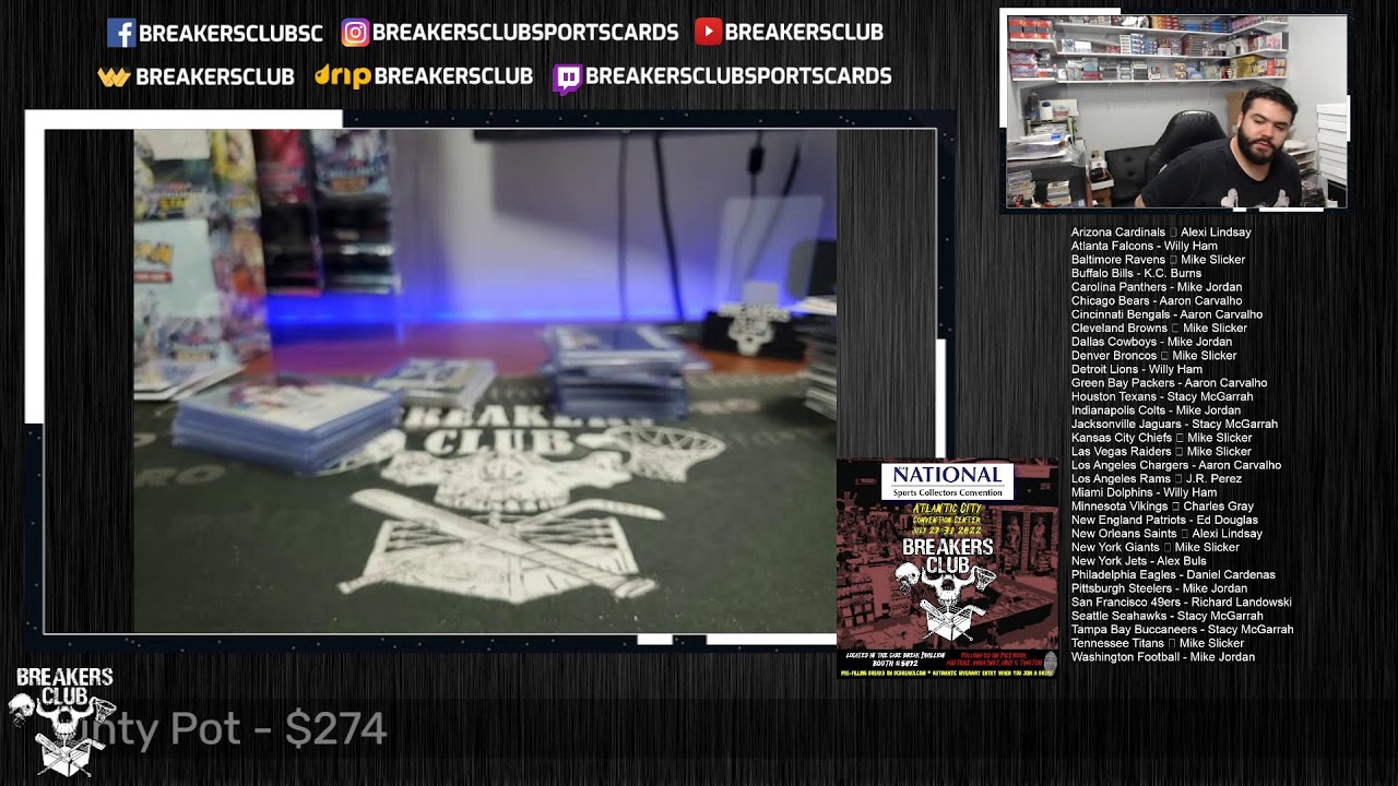Breakers Club Sports Cards Sports Cards, Box & Case Breaks, and