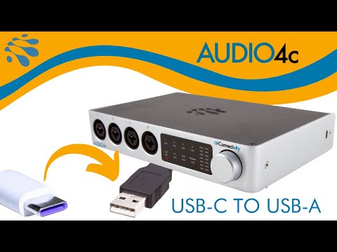 USB C to USB A AUDIO4c Youtube