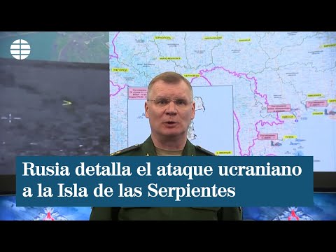 Rusia detalla el ataque ucraniano a la Isla de las Serpientes