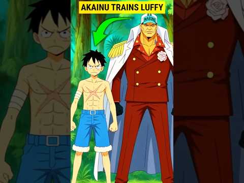 Akainu trains luffy to become King of the Marines #ai #onepiece