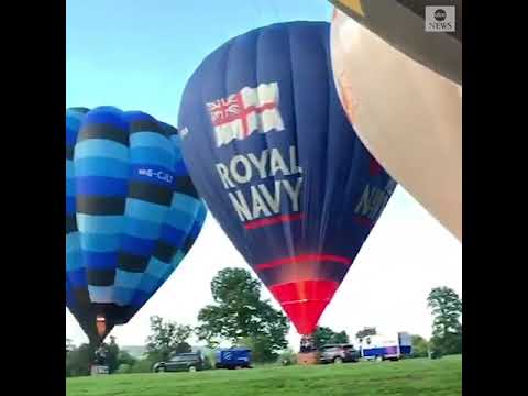 Modified annual Bristol International Balloon Fiesta takes place in England | ABC News