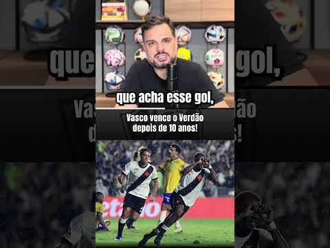 A justa vitória do Vasco de Renato sobre o Palmeiras.