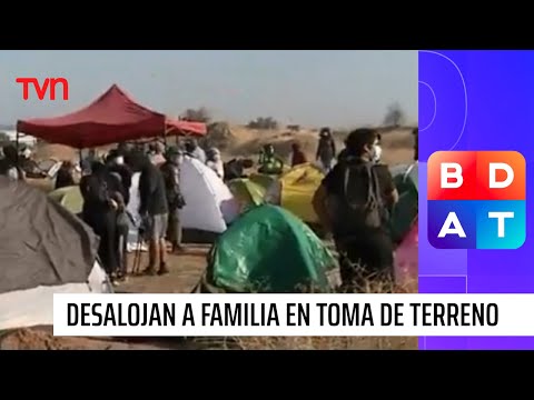 Carabineros desaloja a decenas de familias en toma de terreno en Renca | Buenos días a todos