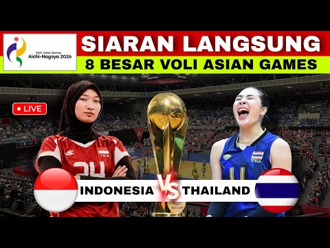 Jadwal Timnas Indonesia vs Thailand Live Asian Games Volleyball Hari Ini | Timnas Voli Hari Ini 🔥
