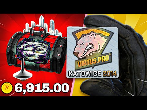 Thumbnail for WE HIT A KATOWICE HOLO STICKER FROM INCEPTION!? (CSGORoll)