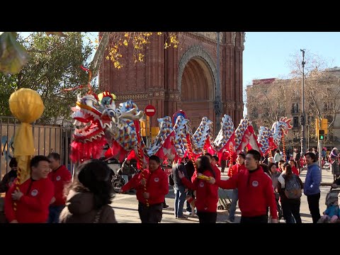 Varias ciudades españolas celebran el Año Nuevo Chino