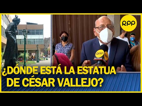 Denuncian que desde hace meses desapareció el monumento de César Vallejo