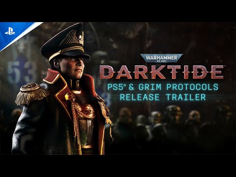 Warhammer 40,000: Darktide - PlayStation & Grim Protocols Launch Trailer | PS5 Games