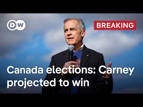 Liberal Party projected to win Canadian elections, says Canada's public broadcaster | DW News