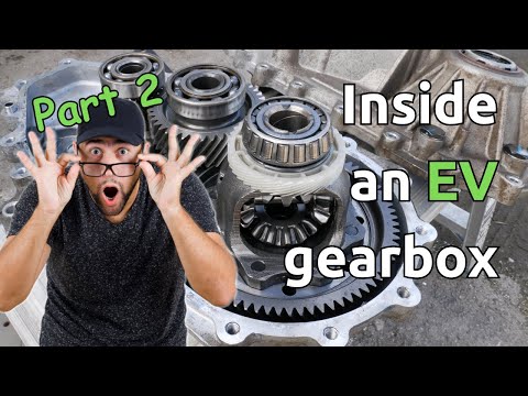 What's inside an electric vehicle gearbox? A look inside an EV reduction gearbox. PART 2