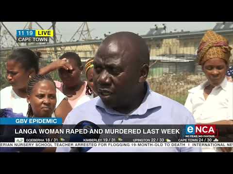 GBV Pandemic | Langa woman raped and murdered