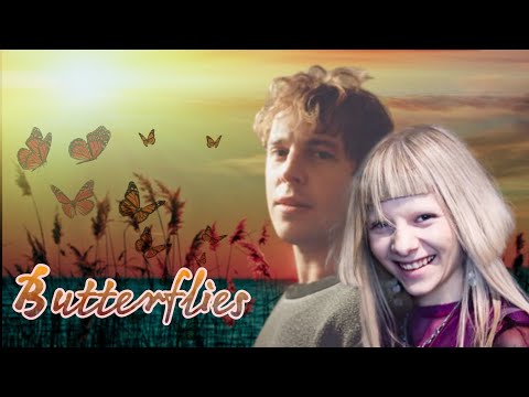 AURORA Feat Tom Odell -  BUTTERFLIES an hour Loop version with Lyric