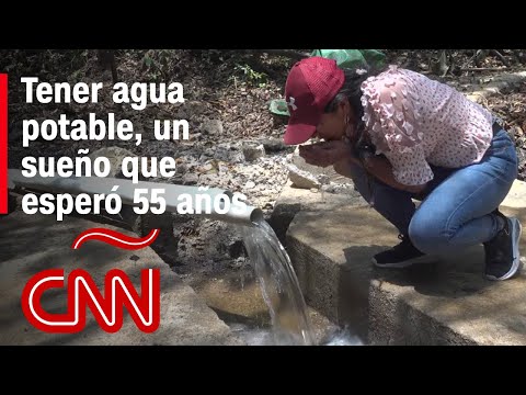 Por primera vez este pueblo en Honduras tiene agua potable en tuberías