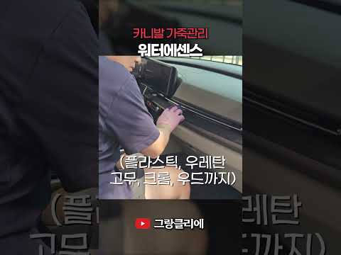 카니발 가죽관리, 이걸로 끝납니다! PDMS 피부에 바르는 실리콘으로 만든 맑고 깨끗한 가죽코팅제 입니다. #shorts