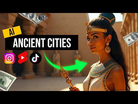 Create Ancient Cities Videos using AI | Unique VIRAL NICHE 🔥 | Instagram Trending AI Reels