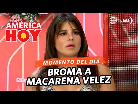 América Hoy: Broma a Macarena Vélez por el “Día de los inocentes” termina mal (HOY)