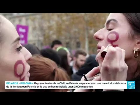 Mujeres en Francia reclaman medidas contra la violencia de género