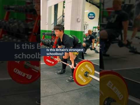 Is this Britain’s strongest schoolboy? #itvnews  #gym
