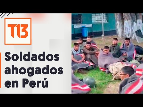 Seis soldados murieron ahogados en protestas en Perú