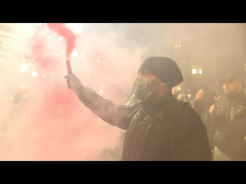 Protesters target town hall after deadly Serbia roof collapse | AFP