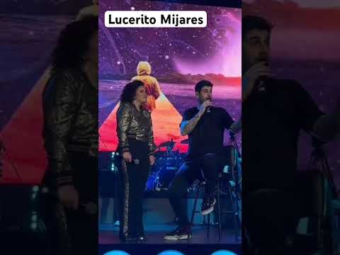 Lucerito Mijares se presentó en el auditorio nacional cantando con Melendi destino o casualidad