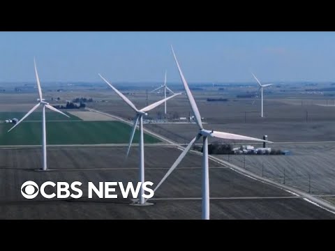 Farmers installing wind turbines and a look inside The Gentle Barn | Eye on America