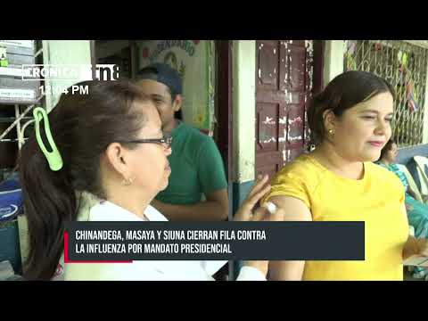 Jornada de vacunación contra la influenza en Estelí, Chinandega y Matagalpa - Nicaragua