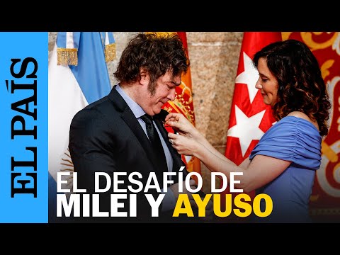 ARGENTINA | Milei es condecorado por Ayuso en Madrid y acusa a Sánchez de corrupto sin mencionarlo