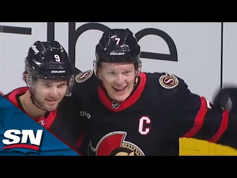 Brady Tkachuk Scores Twice In Under A Minute To Get Senators Rolling