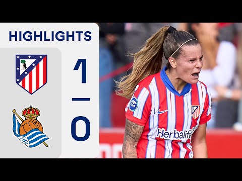 ATLÉTICO DE MADRID 1 - 0 REAL SOCIEDAD | RESUMEN LIGA F