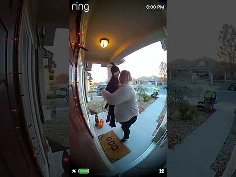 Angry HOA Rep Falls Down The Stairs! #funny #doorbell