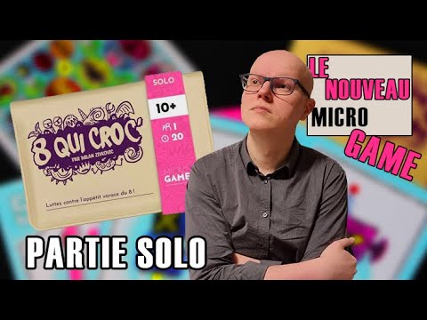 8 QUI CROC' - Le nouveau Micro-game solo de chez Matagot ! - Partie SOLO & AVIS