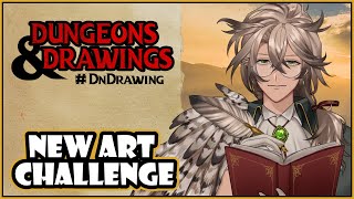 Introducing my new #DnDrawing Art Challenge! Join and get your art fea