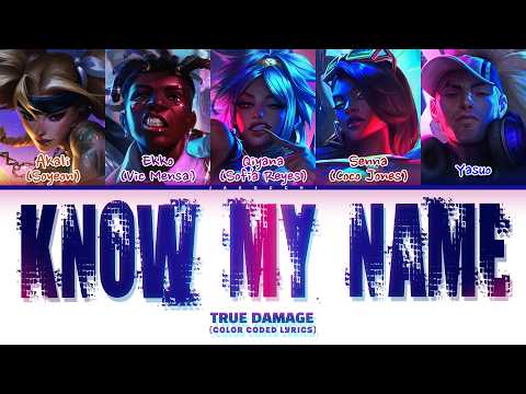 True Damage (i-dle SOYEON, Sofía Reyes, VIC MENSA, Coco Jones) '<strong>Know</strong> <strong>My</strong> Name' (Color Coded Lyrics)