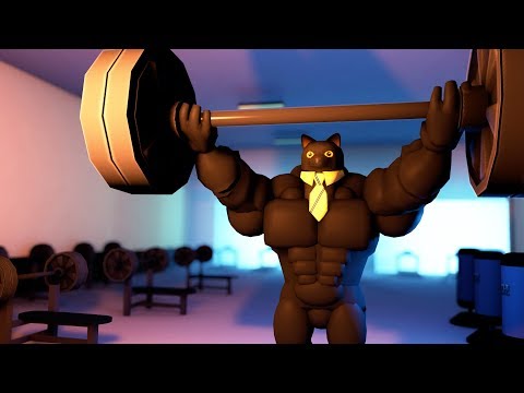 Roblox Animation - SIR MEOWS A LOT GOES TO THE GYM!