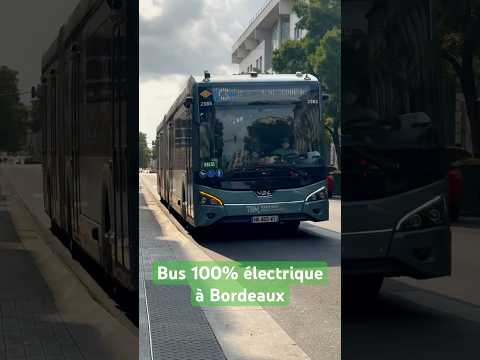 Bus 100% électrique (VDL) à Bordeaux #tbm #buselectrique